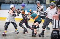 Roller derby Sherbrooke célèbre la Fierté à Sherbrooke